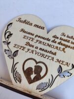 Decorațiune Inimă cu mesaj personalizat - imagine 7