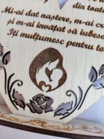 Decorațiune Inimă cu mesaj personalizat - imagine 5