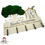 Suport chei tip casuta cu familie - imagine 5