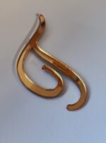 Topper litera "Initiala" , fara suport, din plexiglas (acril) oglinda - imagine 10