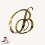 Topper litera "Initiala" , fara suport, din plexiglas (acril) oglinda - imagine 7