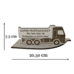 Decoratiune Camion pentru sofer, cu suport - imagine 2