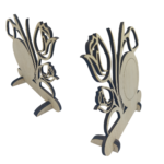 Decoratiune tip rama foto cu flori 1 - 8 Martie - imagine 7