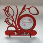 Decoratiune tip rama foto cu flori 1 - 8 Martie - imagine 4