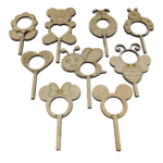 Martisor pentru acadea de tip props, cu coada - imagine 2