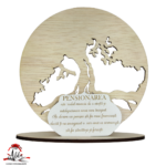 Copacul vietii cu licheni si placheta cu mesaj personalizat (tree of life) - imagine 3