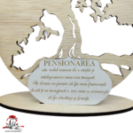 Copacul vietii cu licheni si placheta cu mesaj personalizat (tree of life) - imagine 5