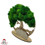 Copacul vietii cu licheni si placheta cu mesaj personalizat (tree of life) - imagine 2
