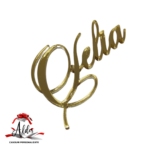 Topper "Nume", fara suport, din plexiglas (acril) oglinda - imagine 2