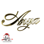 Topper "Nume", fara suport, din plexiglas (acril) oglinda - imagine 3