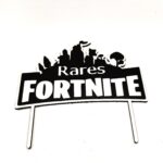 Topper FORTNITE cu nume si suport, din lemn MDF - imagine 3