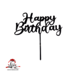 Topper „Happy Birthday”, cu suport, din plexiglas (acril) colorat