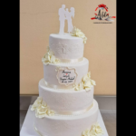 Topper siluete mama, tata si copil, cu suport, din plexiglas (acril) colorat - imagine 4