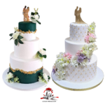 Topper siluete mire si mireaza, cu suport, din plexiglas (acril) oglinda - imagine 5