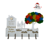Suport chei tip casuta cu familie - imagine 4