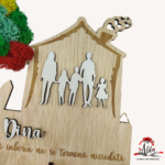 Suport chei tip casuta cu familie si membrii - imagine 3