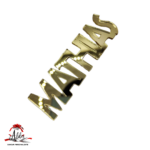 Topper "Nume", fara suport, din plexiglas (acril) oglinda - imagine 2