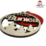 Set 6 globuri personalizate cu nume, din lemn - imagine 14