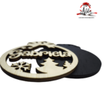 Set 6 globuri personalizate cu nume, din lemn - imagine 17