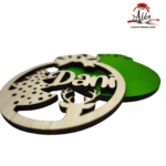 Set 6 globuri personalizate cu nume, din lemn - imagine 10