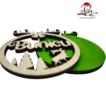 Set 6 globuri personalizate cu nume, din lemn - imagine 12