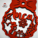 Glob personalizat cu nume si fontita - imagine 2