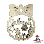 Glob personalizat cu nume si fontita