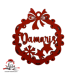 Glob personalizat cu nume, din lemn, model 6