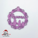 Glob personalizat cu nume, din lemn, model 9 - imagine 3