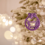 Glob personalizat cu nume, din lemn, model 2 - imagine 2