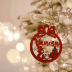 Glob personalizat cu nume, din lemn, model 3 - imagine 2