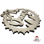 Glob personalizat cu nume, din lemn, model 5 - imagine 4