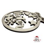 Glob personalizat cu nume, din lemn, model 4 - imagine 5