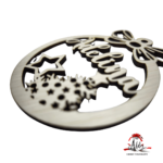 Glob personalizat cu nume, din lemn, model 11 - imagine 4