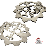 Glob personalizat cu nume, din lemn, model 12 - imagine 5