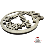 Glob personalizat cu nume, din lemn, model 3 - imagine 5