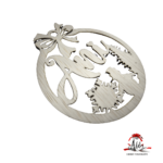 Glob personalizat cu nume, din lemn, model 1 - imagine 5