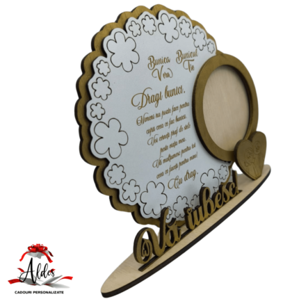 Rama foto bunici personalizata cu nume