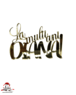 Topper „La multi ani cu nume personalizat”, fara suport, din plexiglas (acril) oglinda - imagine 2