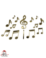 Set note muzicale din plexiglas (acril) oglindă - imagine 4