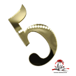 Numere, fara suport, din plexiglas (acril) oglinda - imagine 4