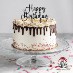 Topper „Happy Birthday”, cu suport, din plexiglas (acril) colorat - imagine 4