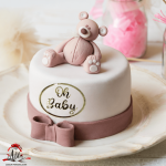 Topper oval "Oh Baby", fara suport, din plexiglas (acril) oglinda - imagine 3