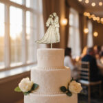 Topper siluete miri, cu suport, din lemn - V1 - imagine 3