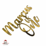 Topper "One to Ten" și nume aniversar, fără suport, din plexiglas (acril) oglindă - imagine 2