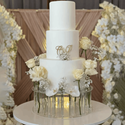 Suport tort cu eprubete pentru expunere machete / tort-uri