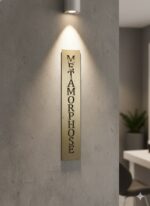 Plachetă lemn personalizată cu nume - imagine 3