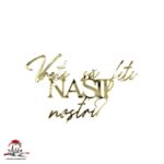 Topper "Vreți să fiți nașii noștrii?", fără suport, din plexiglas (acril) oglindă